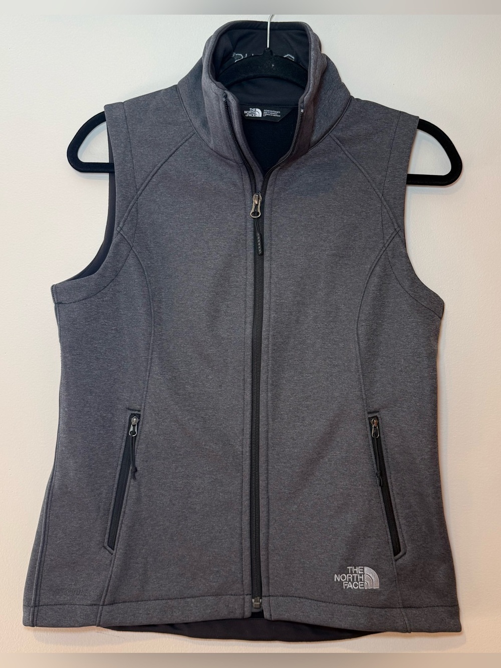 The North Face Women's Ridgewall Soft Shell Gray Vest Size Small